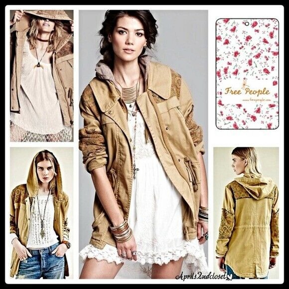 Free People Patched Tapestry Jacket